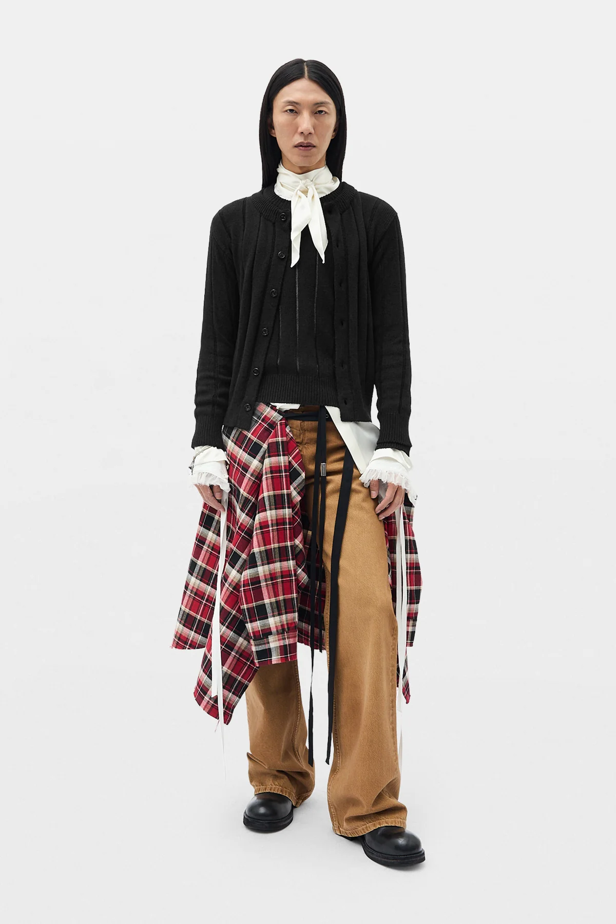 Natel Brushed Rib Cardigan - Image 4