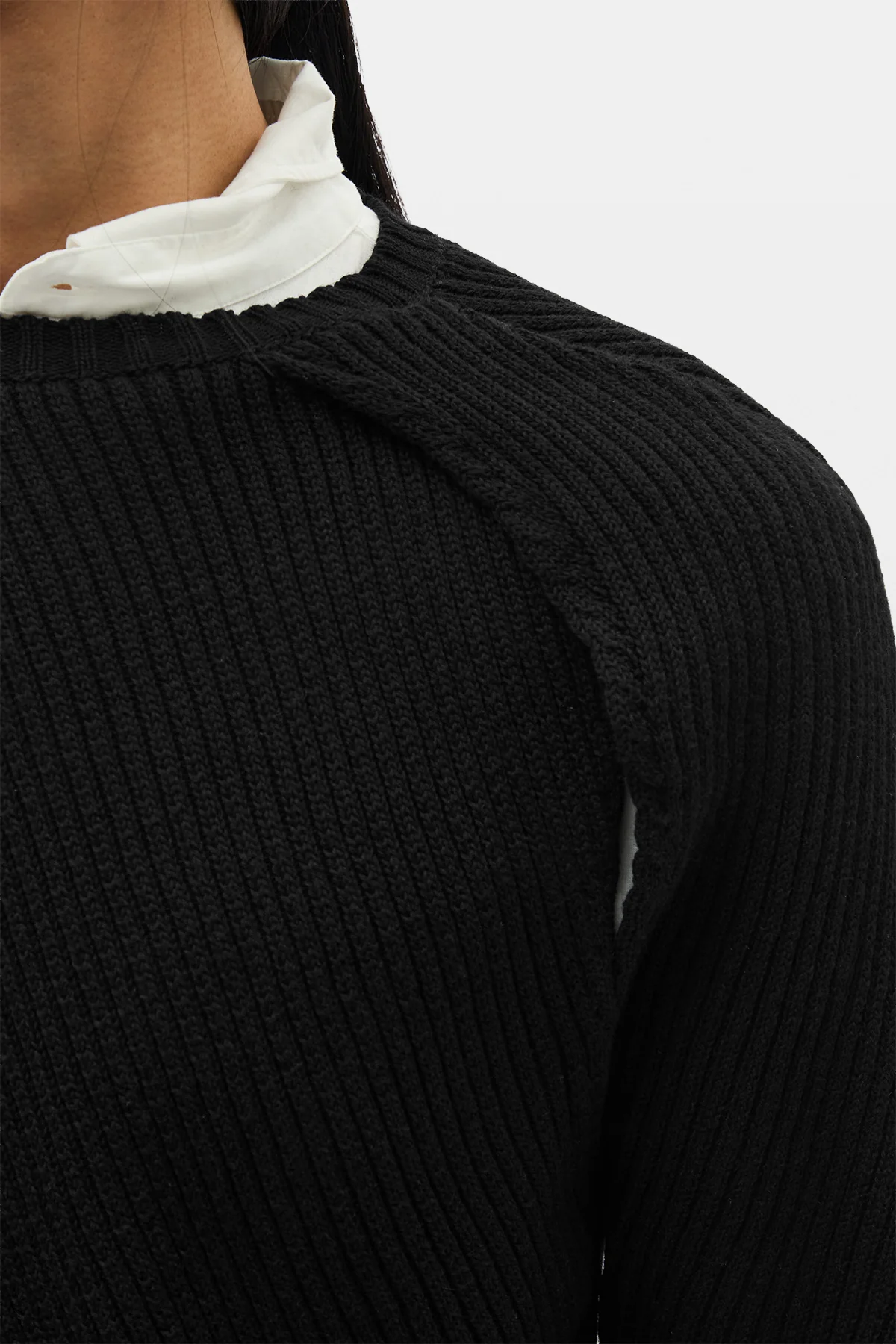 Ferdin Diagonal Rib Comfort Sweater - Image 4