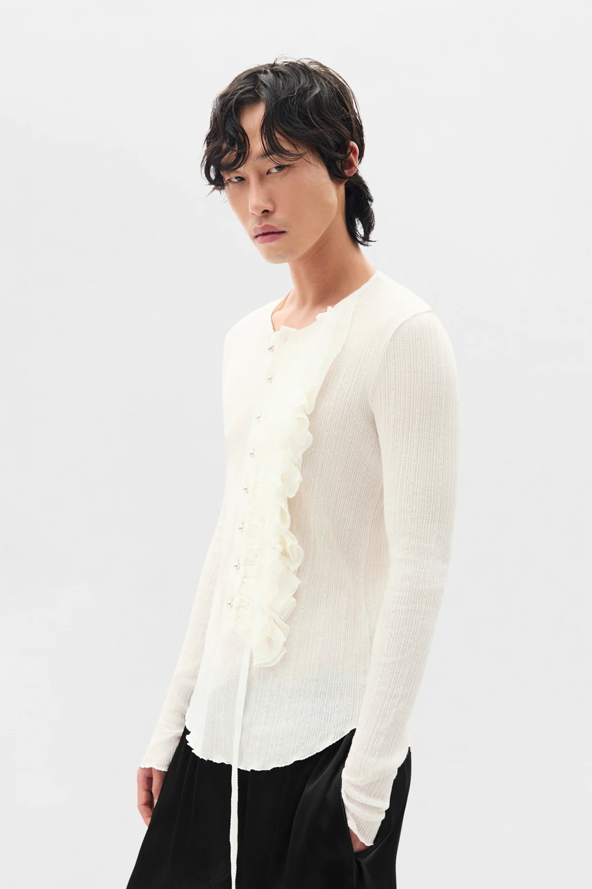 Maris Long Sleeves Serafino Top - Image 2