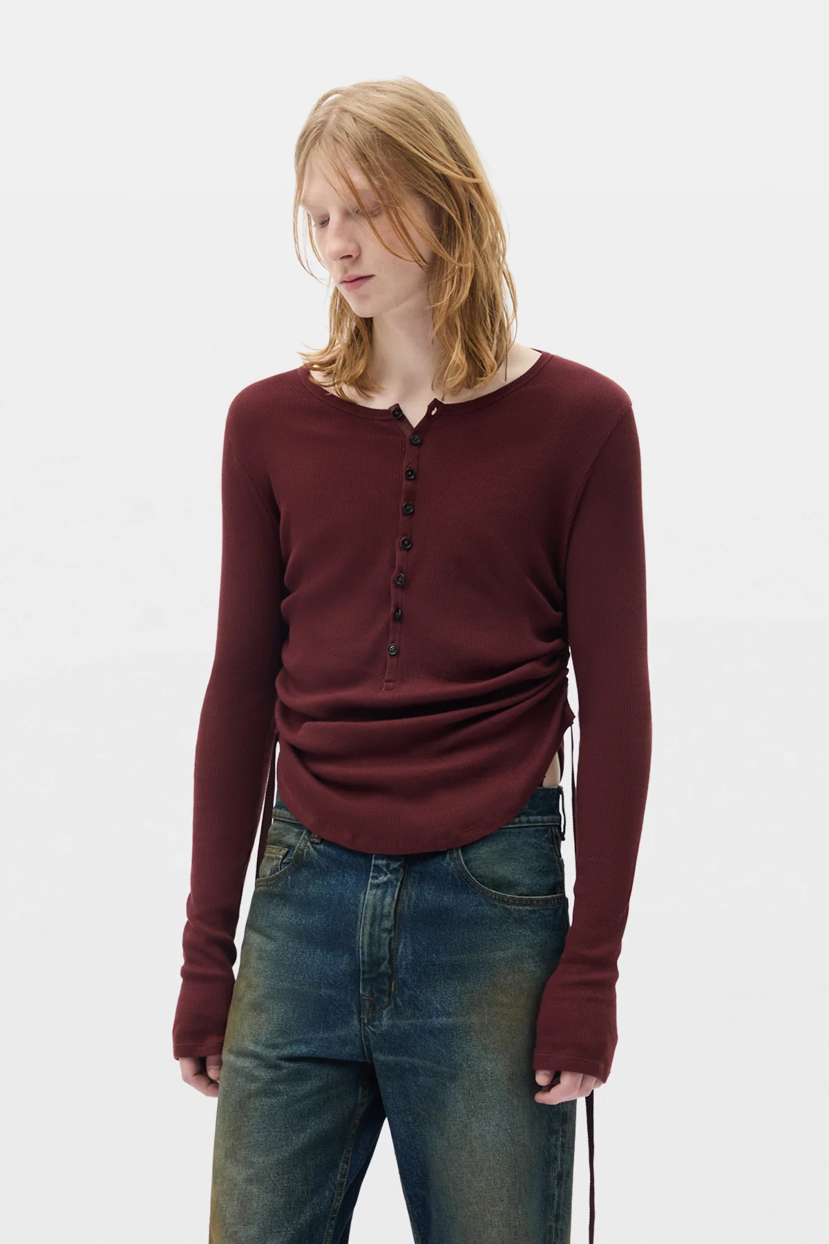 Hamar Wrinkled Serafino Top