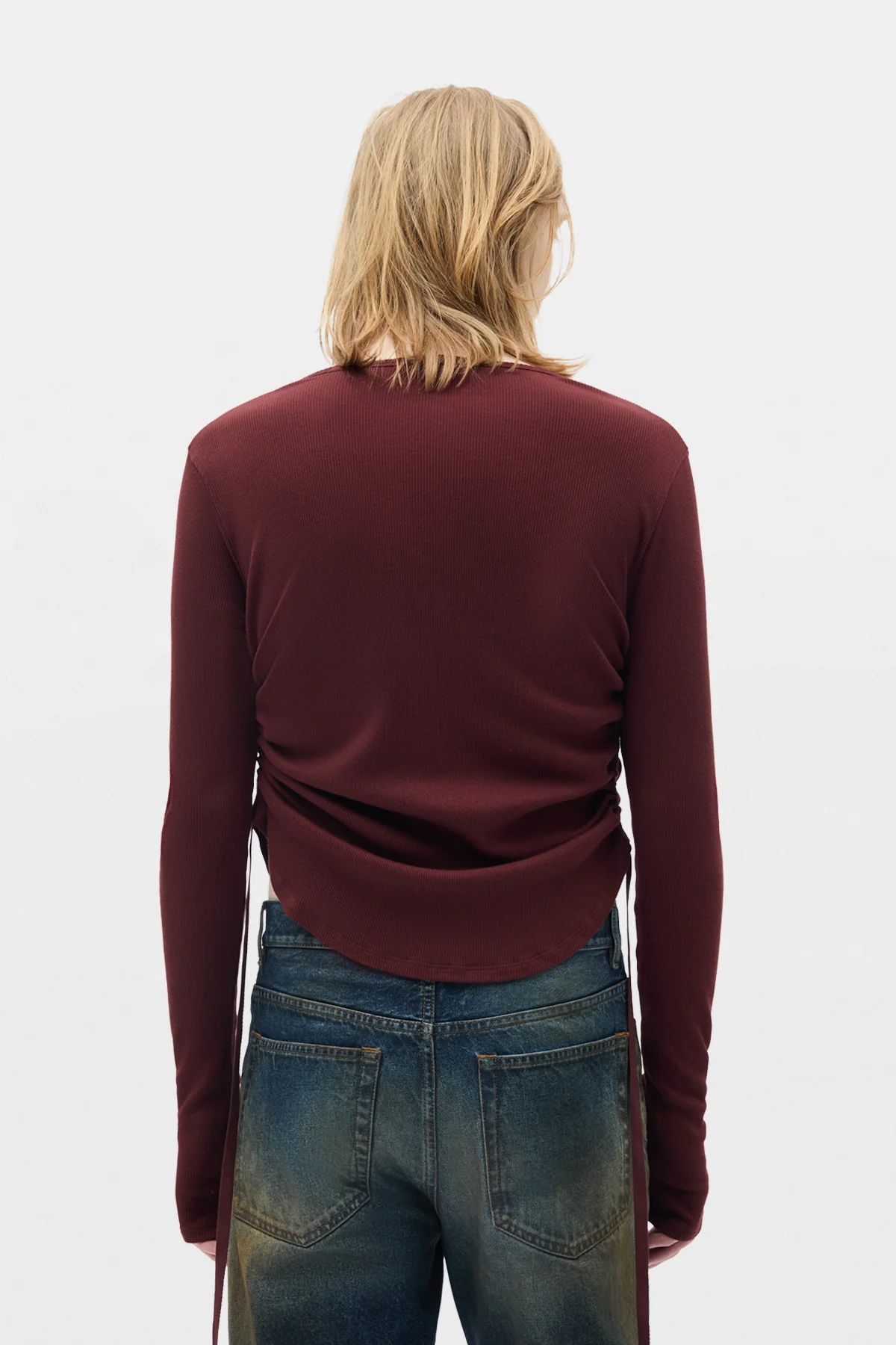 Hamar Wrinkled Serafino Top - Image 3