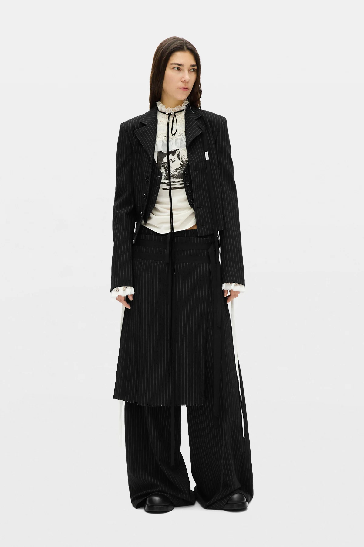 Suna Raw Edge Ruffled Cuffs - Image 4