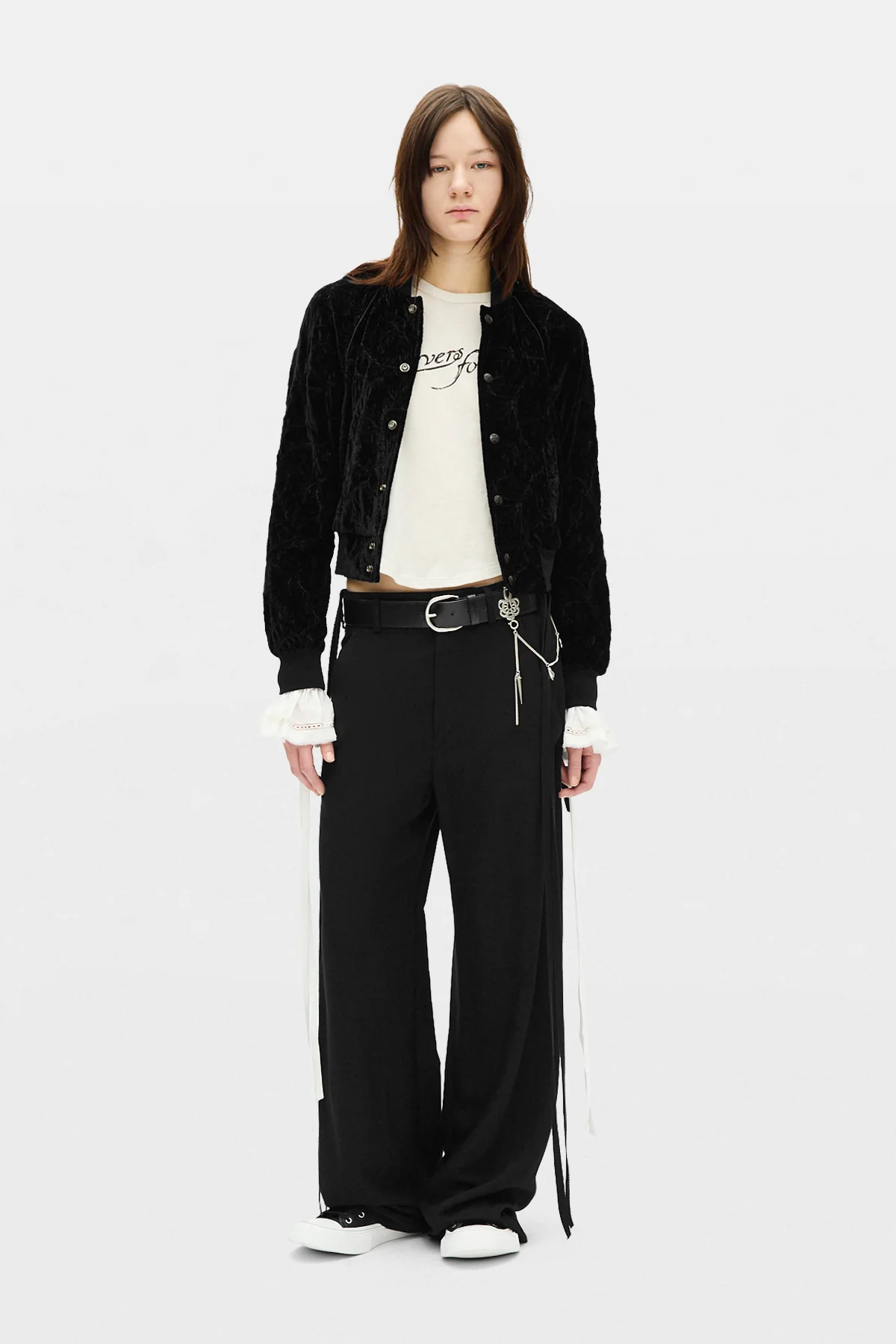 Arya Velvet Bomber Jacket - Image 4