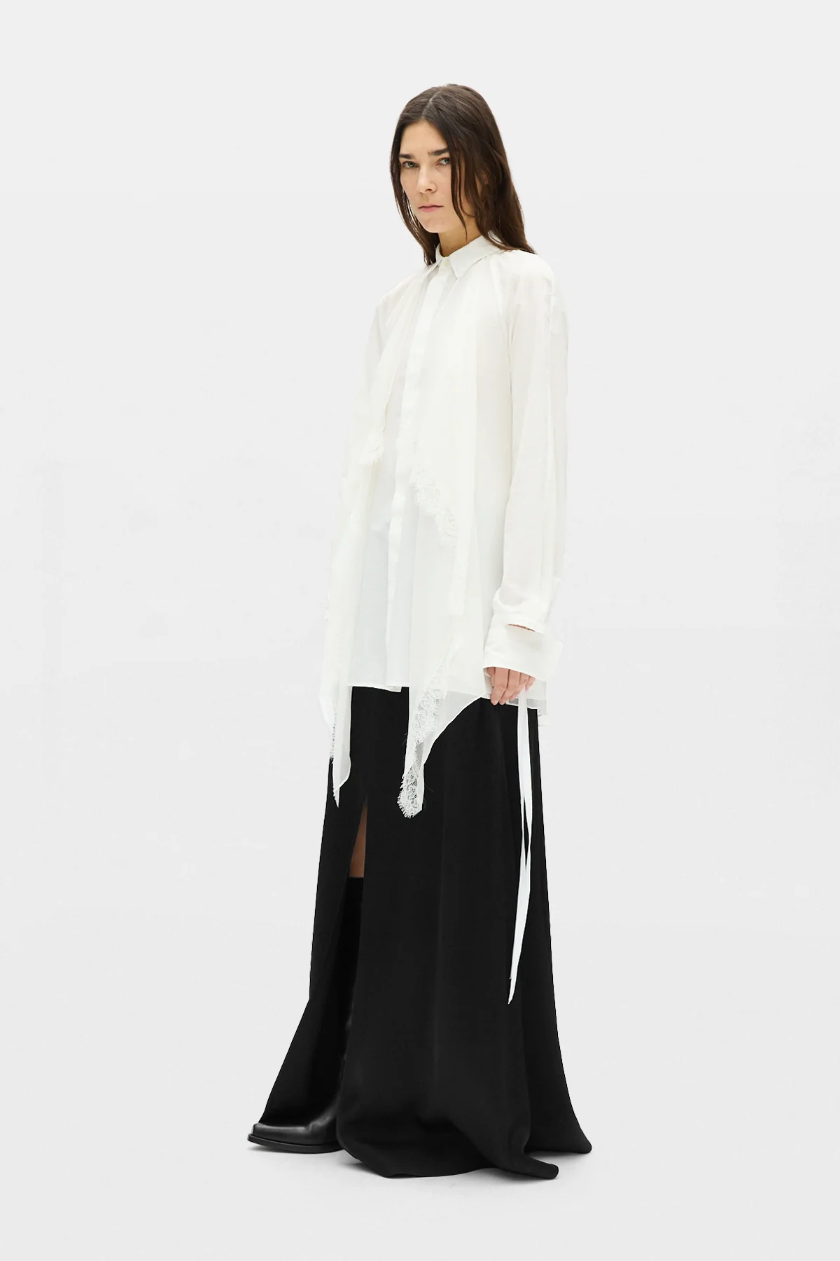 Sini Shirt with Silk Crepon Drap - Image 2