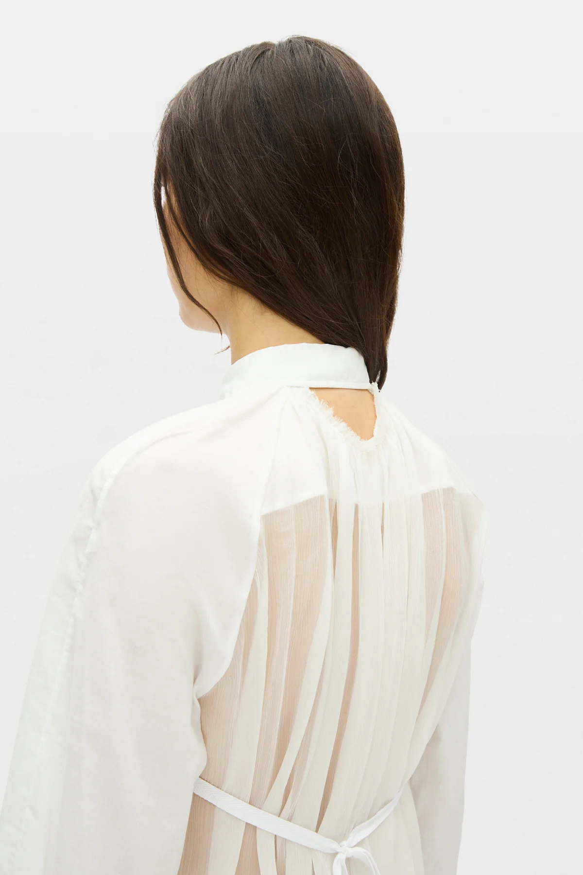 Sini Shirt with Silk Crepon Drap - Image 6