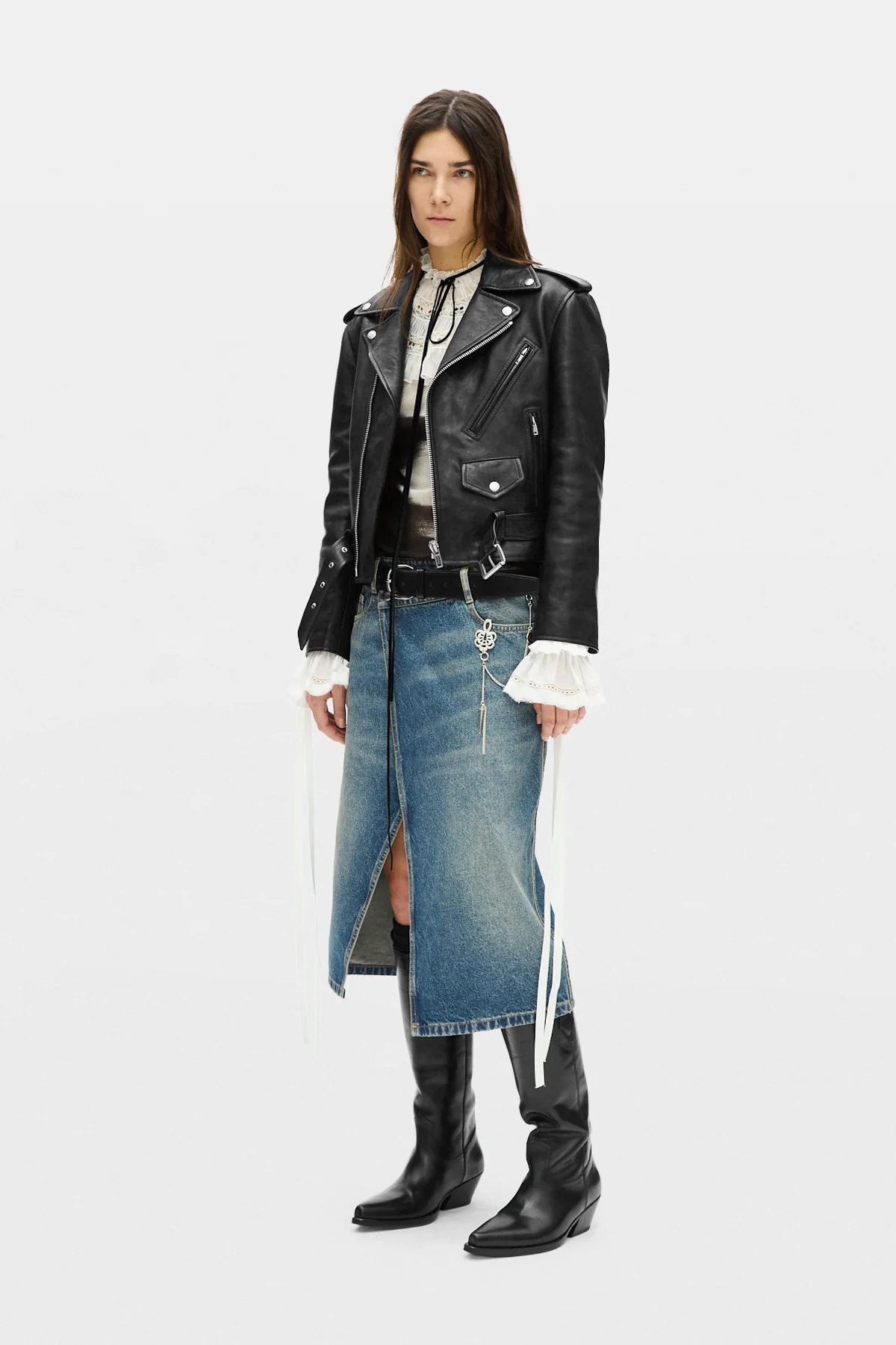 Pauline Midi Wrap Skirt - Image 4